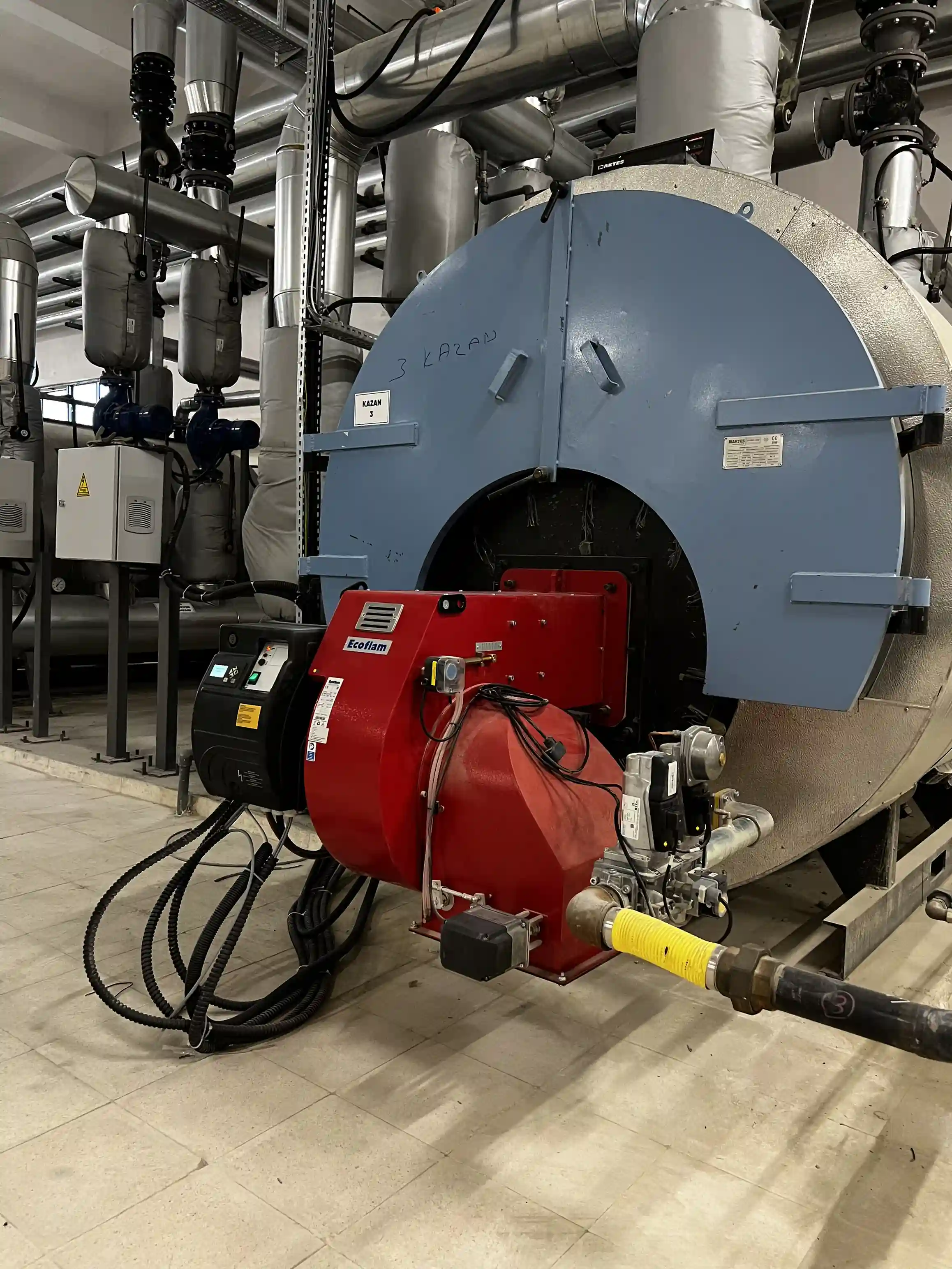 İzmir Buhar Kazanı Verimlilik Optimizasyonu ve Otomasyon Ayarları