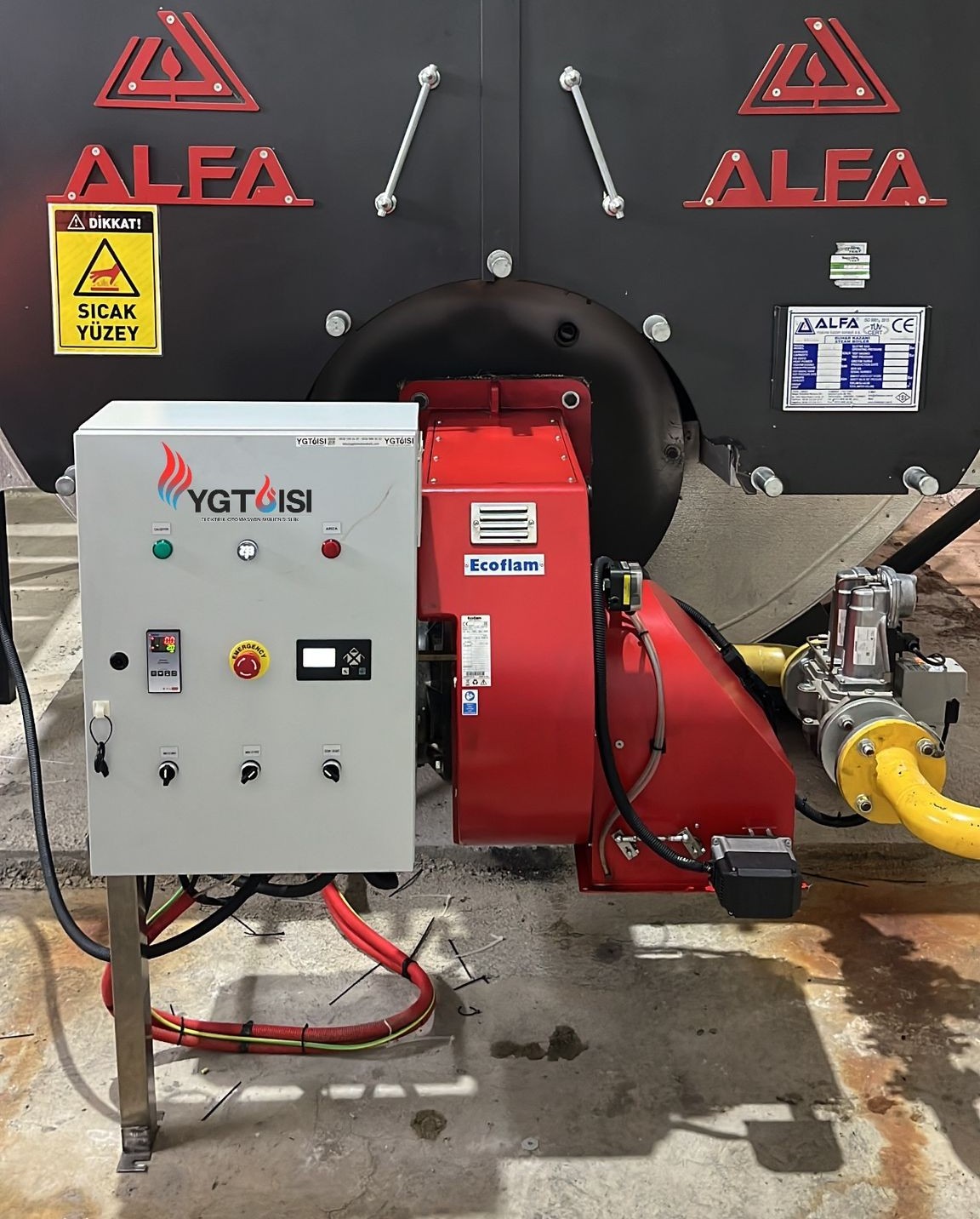 Brülör Revizyonu ve Otomasyon Entegrasyonu